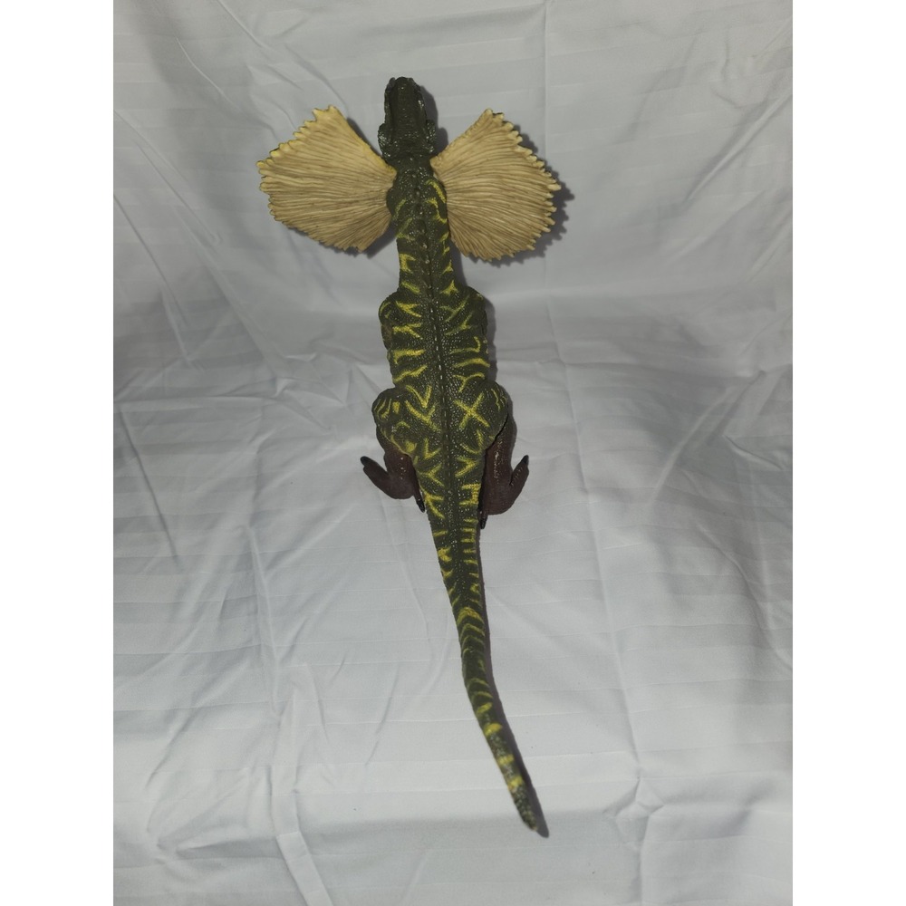 Dilophosaurus Frilled Dinosaur Figure 8 inches Adventure Force, Moving Mouth - Picture 6 of 6